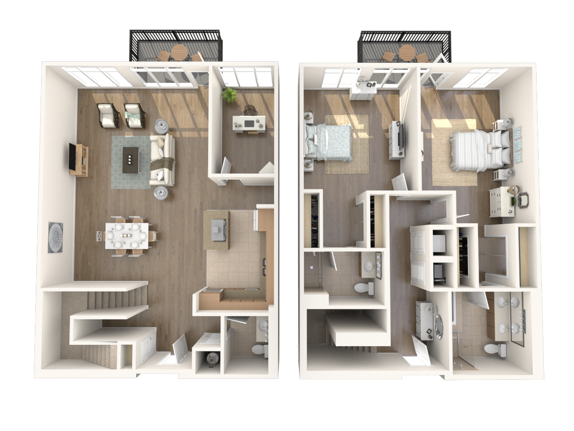 Floor Plan - Los Angeles - Penthouse