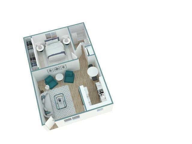 Floor Plan - 1x1A