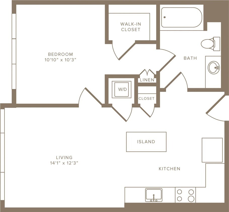 A01 One Bedroom - A01