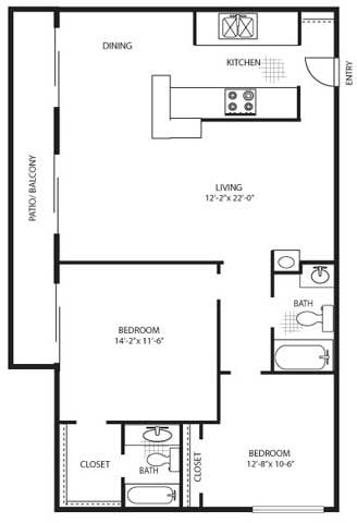 Floor Plan - The Amber Premium