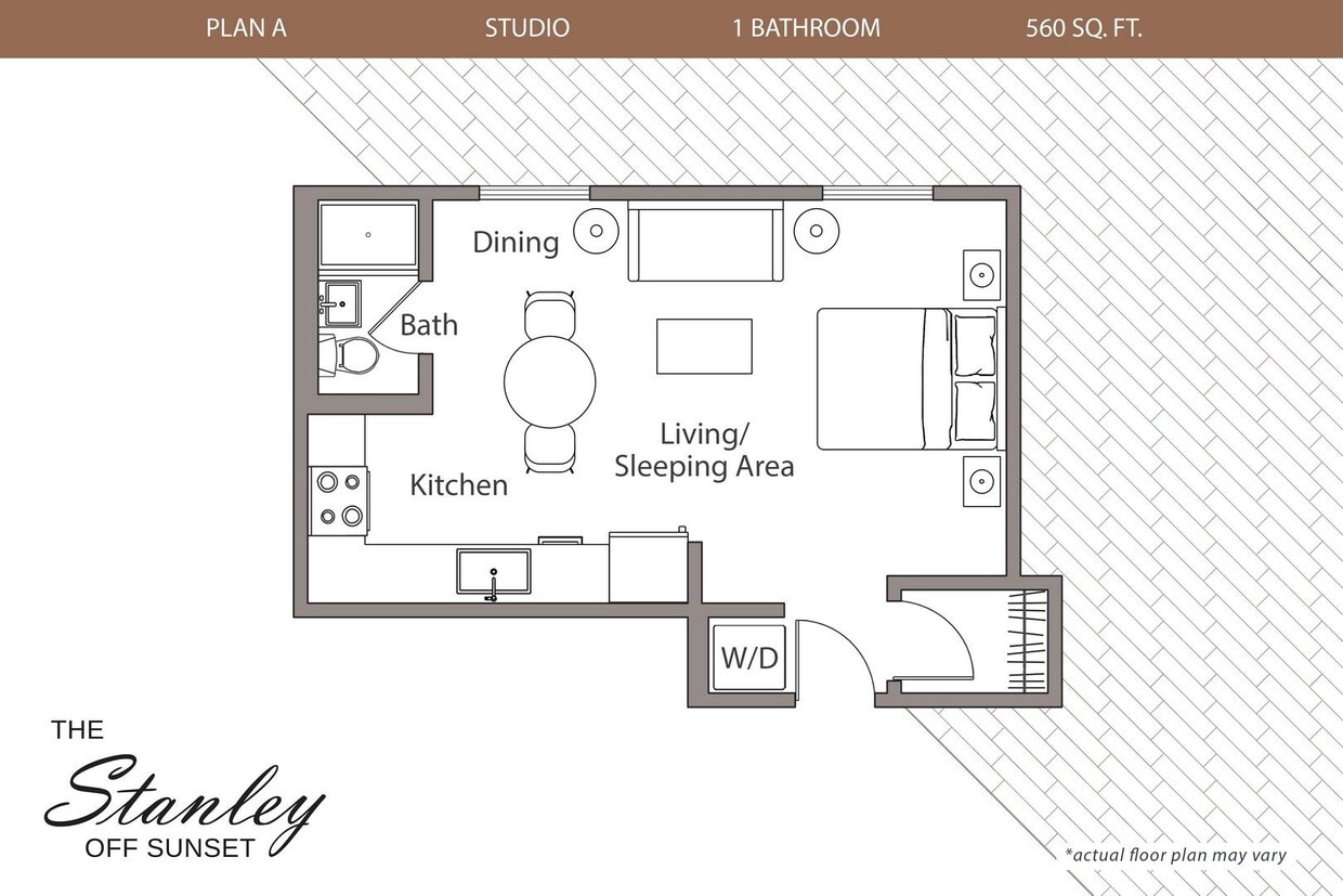 Floor Plan - Studio Plan A