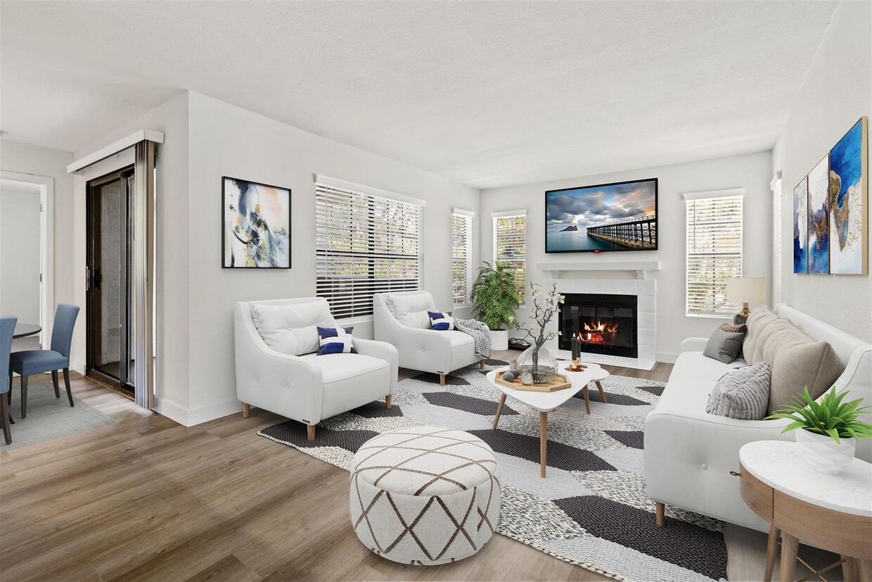 Floor Plan - Plan E - AVAILABLE. Downstairs unit .