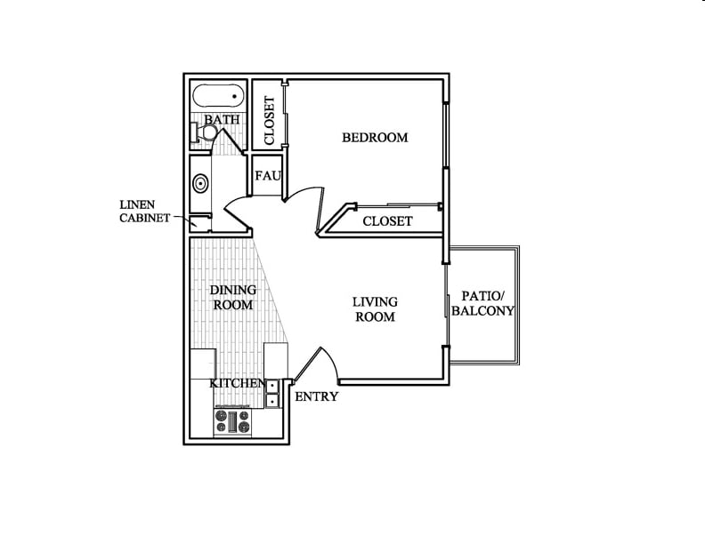 1BR/1BA - 1 BR/ 1 BA