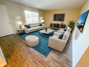Virtually Staged Living Room (Furniture Not Included) - 225 W. Verdugo Apartments