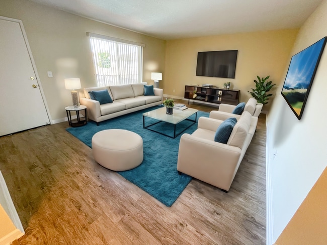 Virtually Staged Living Room (Furniture Not Included) - 225 W. Verdugo