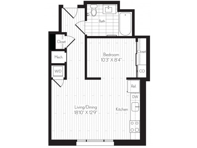 A01 One Bedroom - A01
