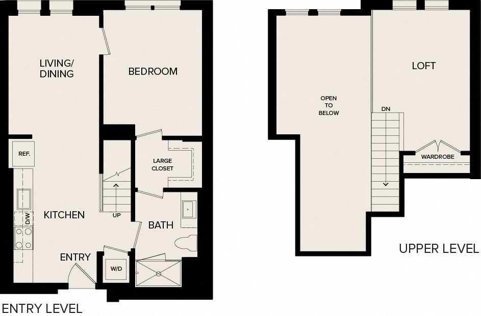 Floor Plan - 1B LOFT