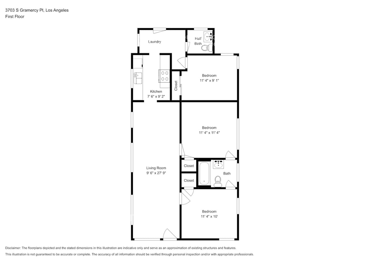 3D Tour - 3703 S Gramercy Pl