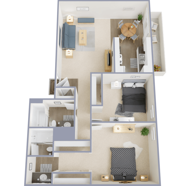2B_990_Overhead_446434.png - Park City - 2 Bed 2 Bath