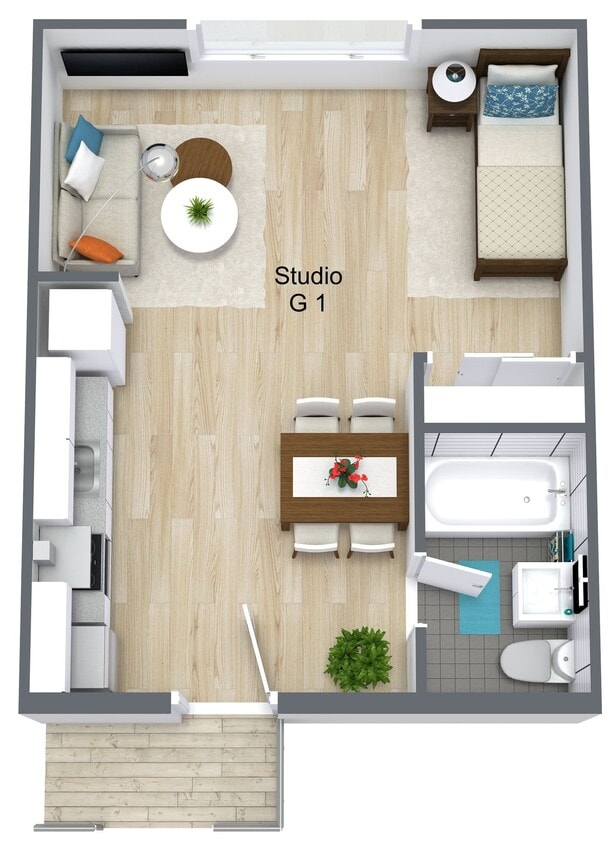 Floor Plan - Studio| G1