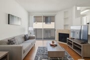Living Room 1BDRM - Kingsley Grand Apartments