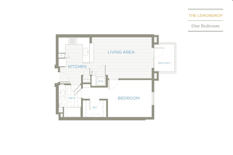1BR/1BA - 1x1 701