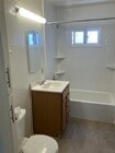 Bathroom with new shower enclosure - 532 Avenue C Apartments Unit 532.5