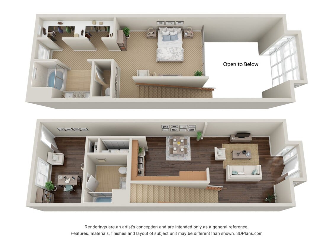 Floor Plan - 1x2RES-1387