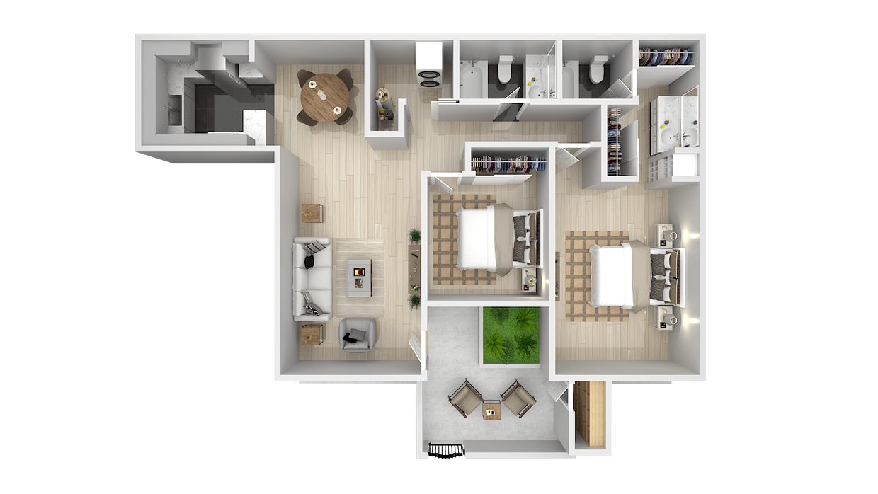 Floor Plan - Plan C Downstairs