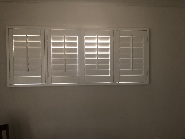 Plantation Shutters in the Master - 3856 W 242nd St Apartments Unit 2