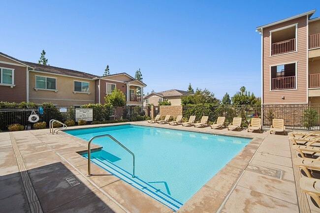 Resident Pool with Lounge Seating - Turtle Creek Apartments