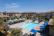 Aerial View of the Pool - Landing at Arroyo Apartments