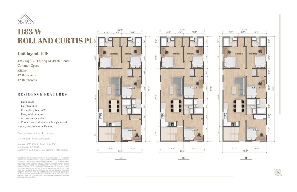 Floor Plan - Private Room at 1181 Rolland Curtis Pl (4B4B) 