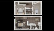 City V. 2bed 1.5 bath - City Villas Apartments