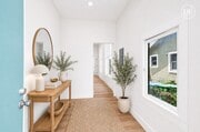 Virtually staged. Furniture, artwork, plants, and décor were digitally added for visualization. Apar - 3412 W 27th St Unit 3412