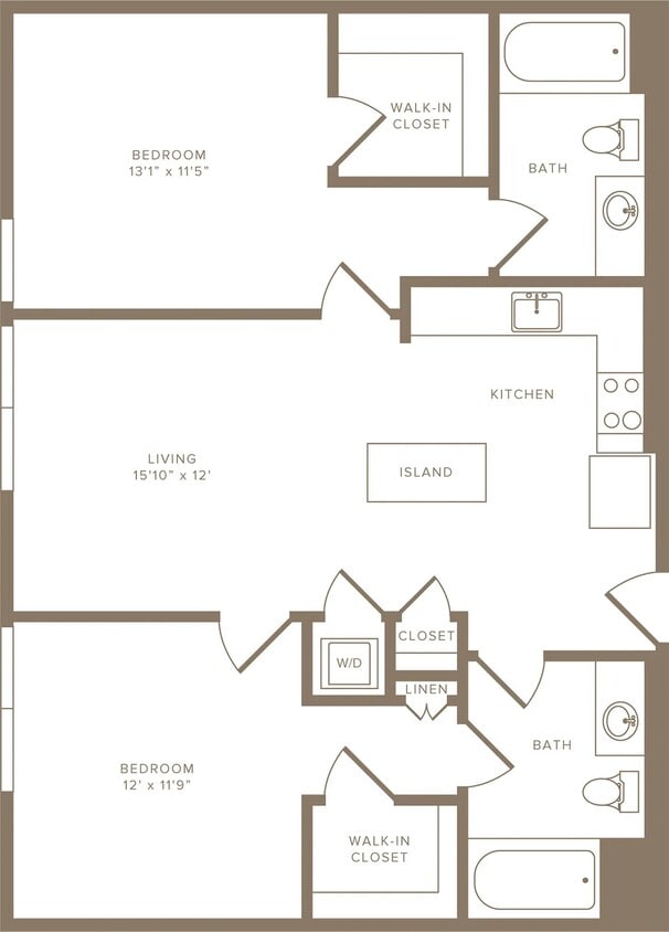 B01 Two Bedroom - B01