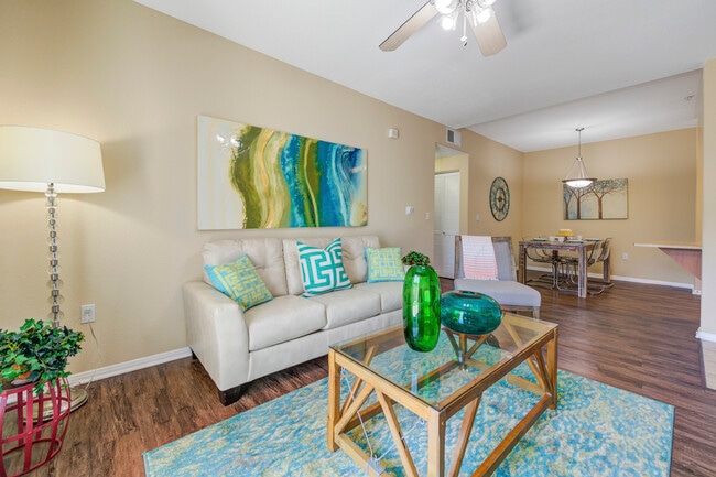 Model Living and Dining Room - Gables Oak Creek