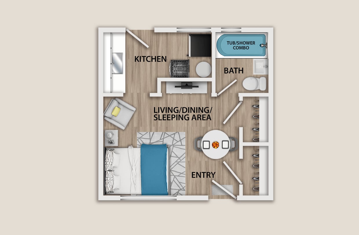 Floor Plan - Studio