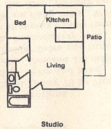 Floor Plan - Studio
