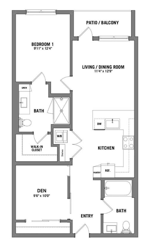 Floor Plan - A9+Den