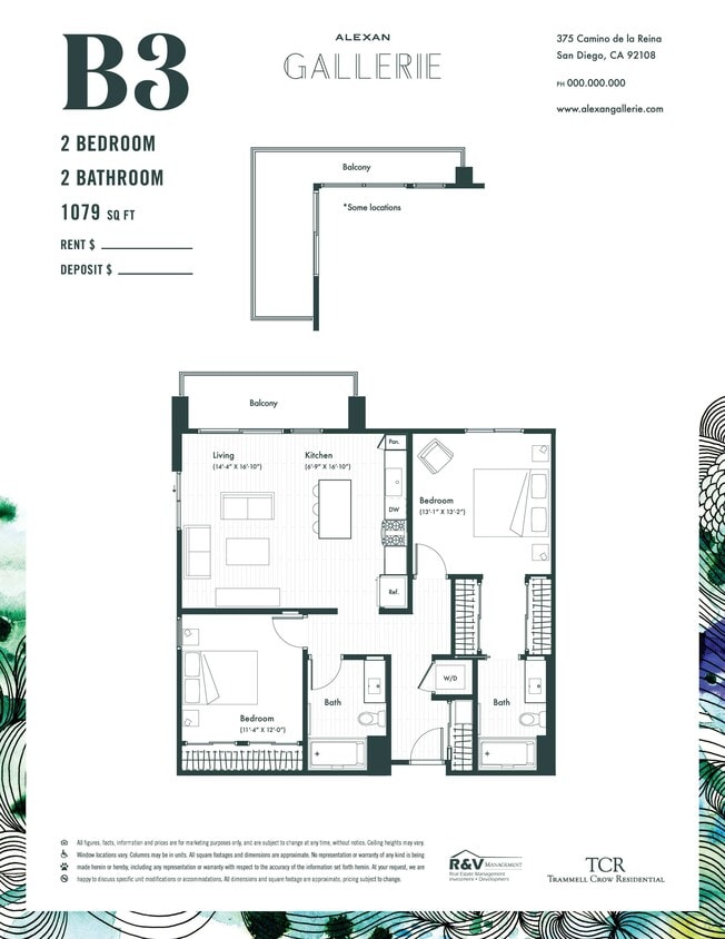 Floor Plan - B3 2x2