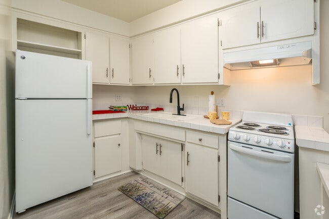 Studio - 355SF - Kitchen - Tahitian Village Apartments