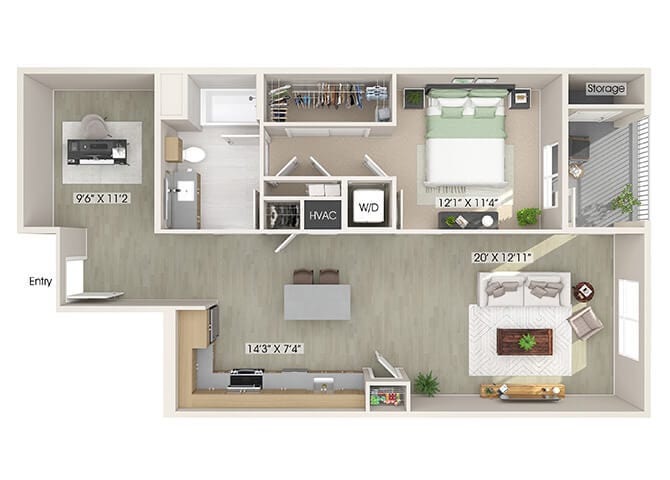 Floor Plan - A10D