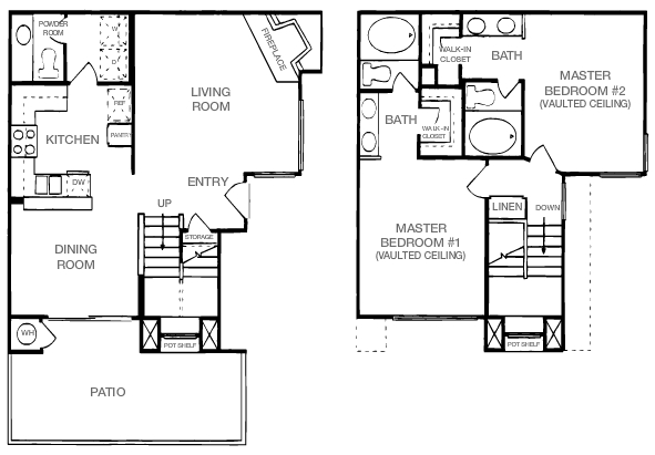 2BR/2.5BA - Plan B3