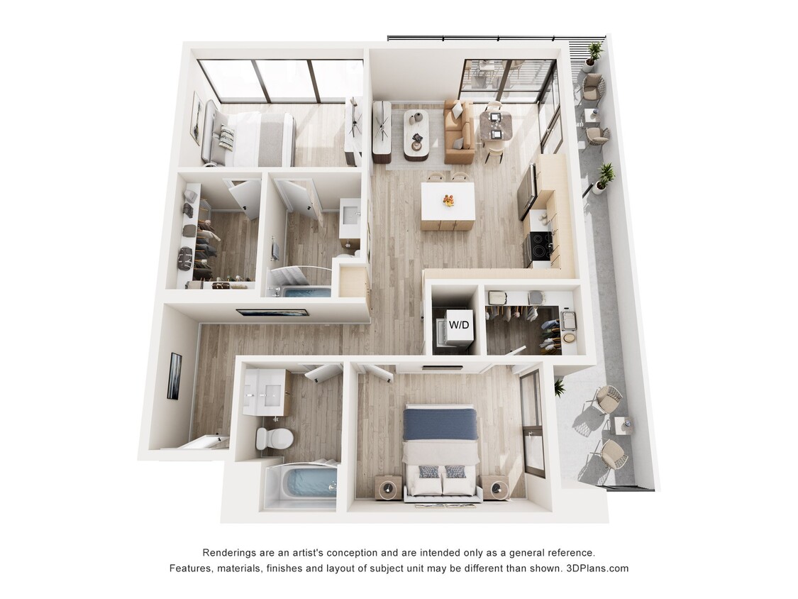 Floor Plan - 2B1