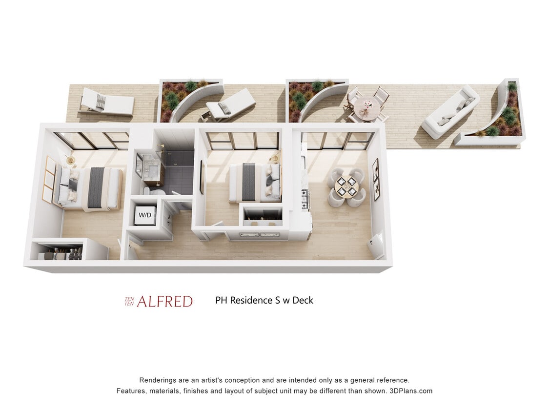 PH Residence S w Deck - Penthouse Residence S with Deck