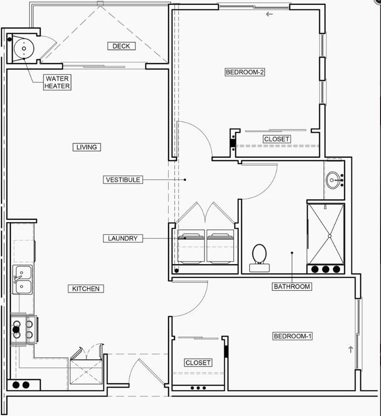 Floor Plan - 2 Bedroom B