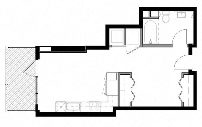 Floor Plan - SB w/ Balcony