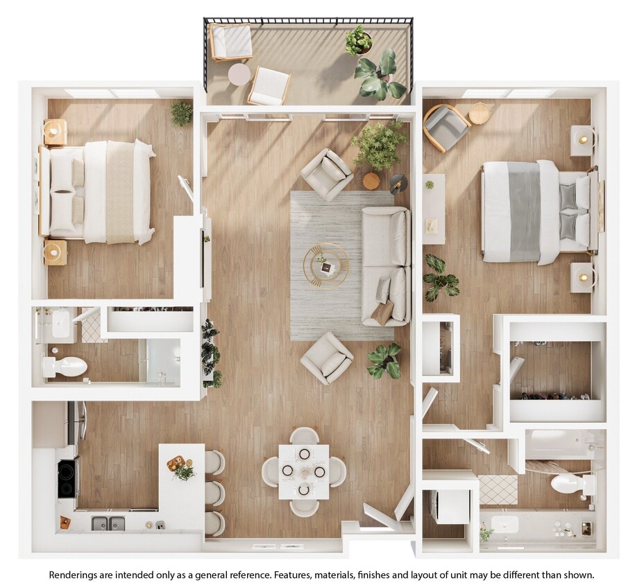 Floor Plan - B2 - Renovated
