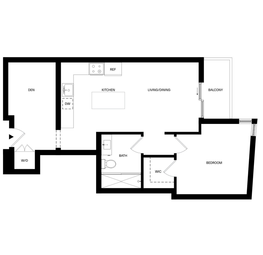 Floor Plan - A15 + Den