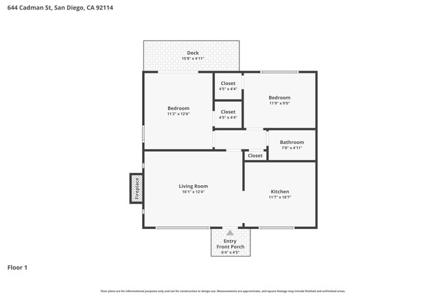 Photo - Bright and charming 2 Bedroom / 1 Bathroom home with tons of natural light and plenty of outdoor ...