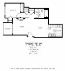 Photo - Type: E2 | 1 Bedroom | 1 Bathroom Unit 505