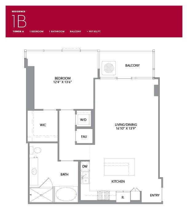 Floor Plan - 1B.1
