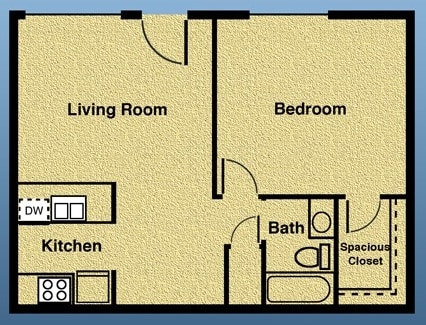 1BR/1BA - 1 Bedroom 1 Bathroom C Remodel