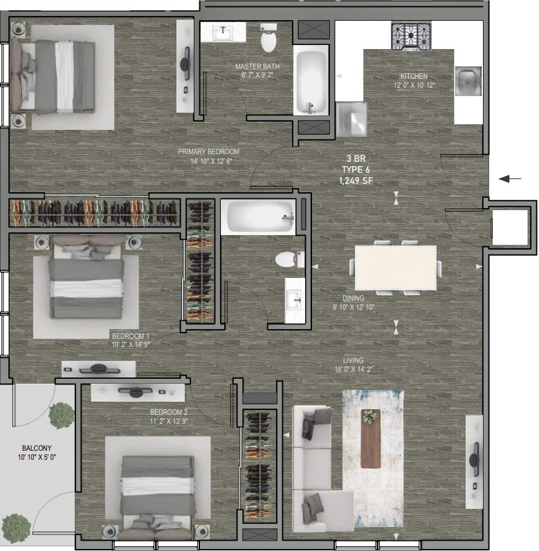 Floor Plan - Type 6