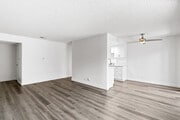 1BR, 1BA - 708SF - Living Room - Casitas Casa Real Apartments