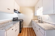 2BR, 1BA - 953SF - Kitchen - Villa Santa Fe Apartments