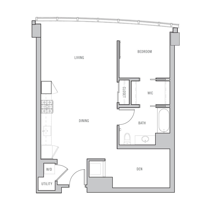 Circa LA - H - 1 Beds - 1 Baths - 868 Sq. ft. - H