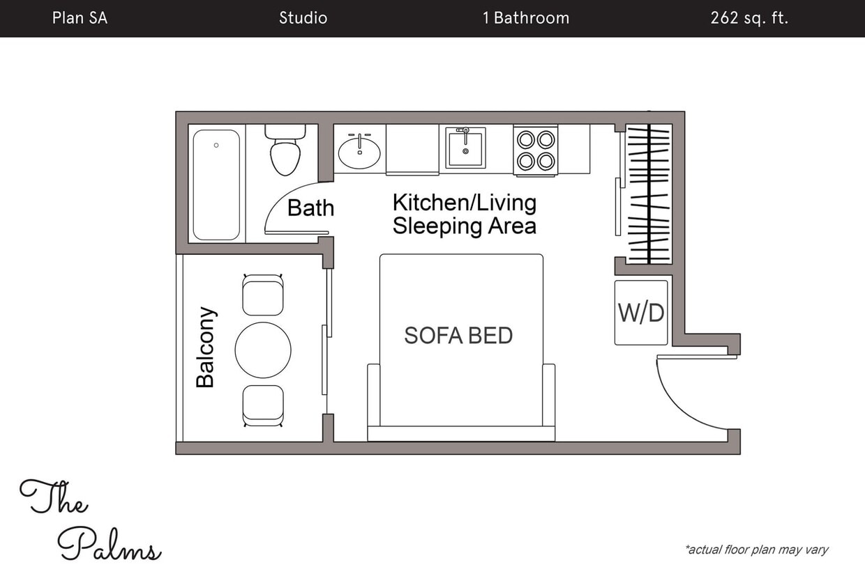 Floor Plan - Studio A
