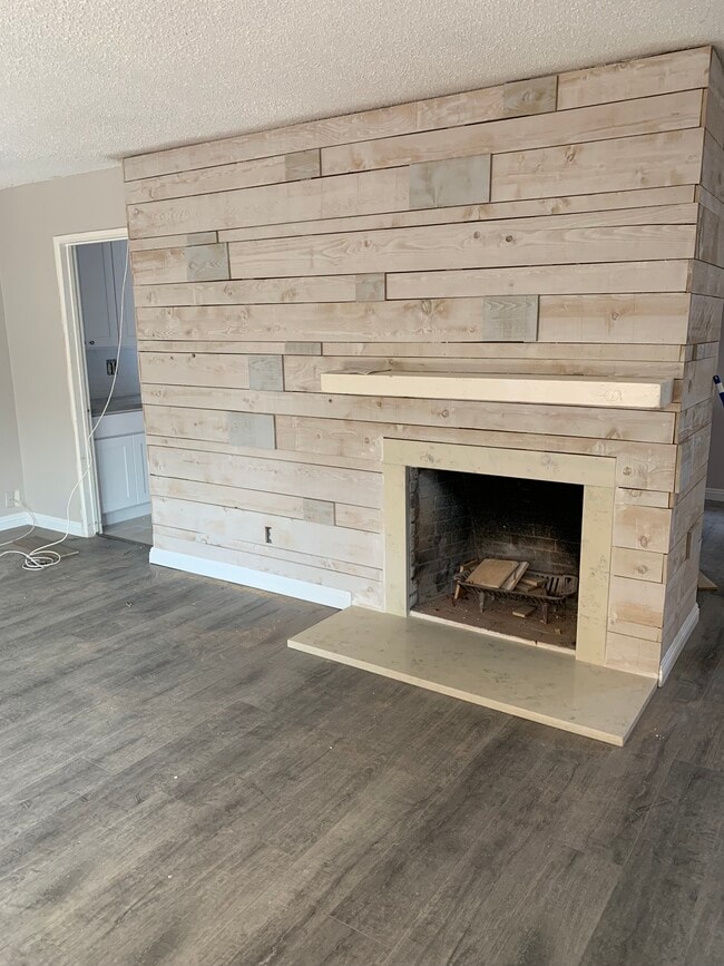 Fireplace in LR - 8841 Sovereign Rd